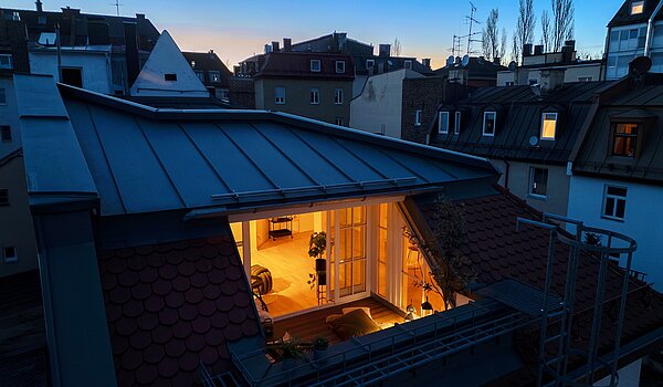 Мансардная квартира с 1 комнатная | München-Sendling | 700402 | Dämmerungs-Stimmung