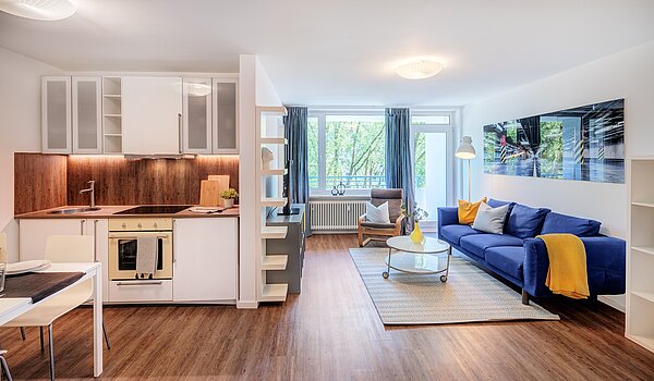 Квартира в многоэтажно доме с 2 комнатами | München-Bogenhausen | 70142 | ...Wohnzimmer