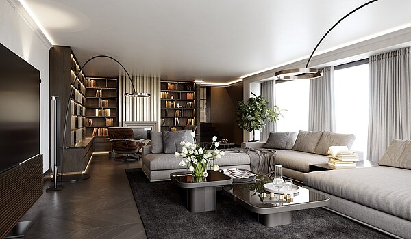 Особое свойство с 15 комнатами | Bad Wiessee | 701591 | Landhaus Wohnbereich