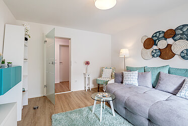 Untermenzing: 2-комнатная квартира с солнечным балконом и небольшим садом — скоро будет свободна