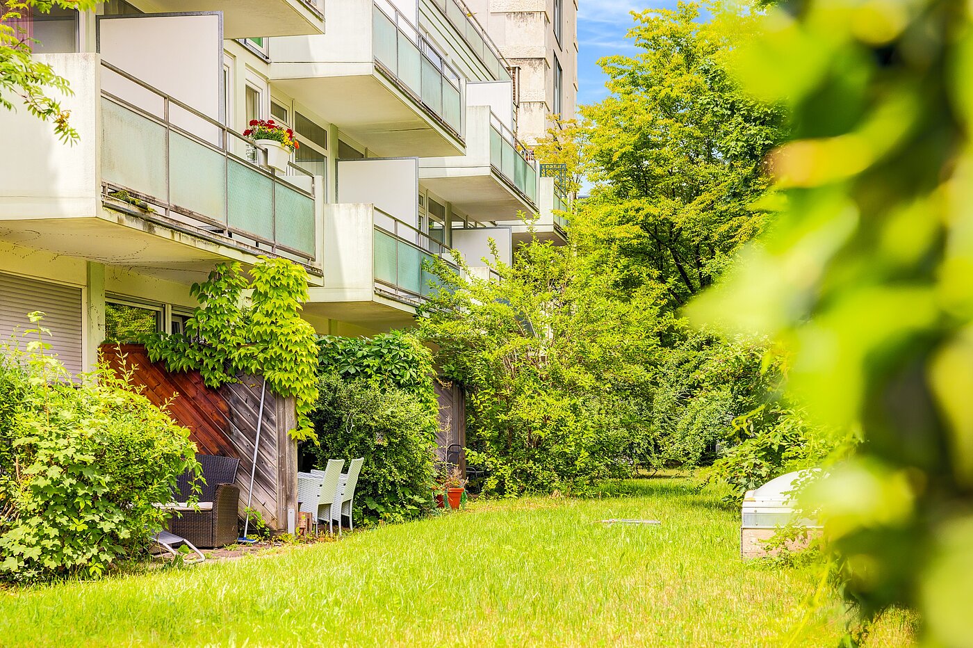 Apartment с 1 комнатная | München-Schwabing | 70257 | Gartenansicht