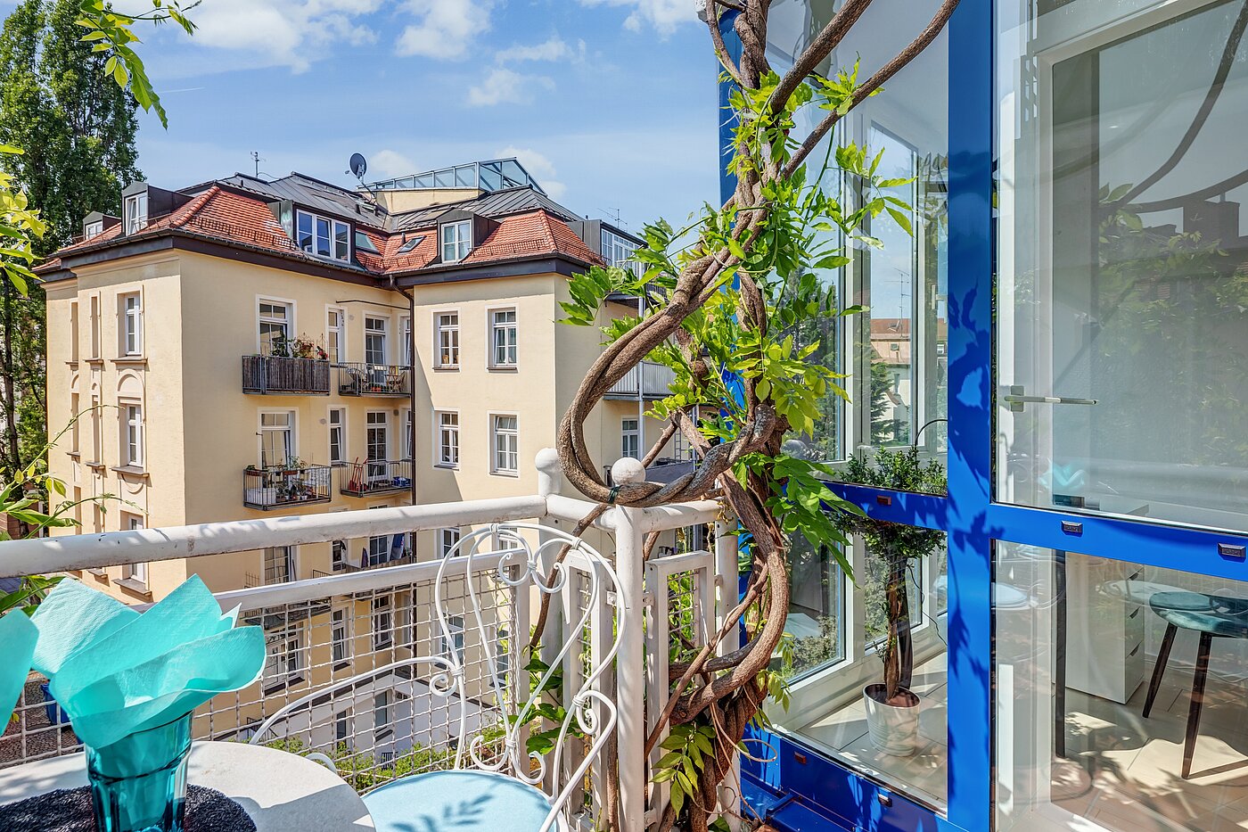 Квартира в многоэтажно доме с 2 комнатами | München-Schwabing | 70434 | Highlight - Balkon...