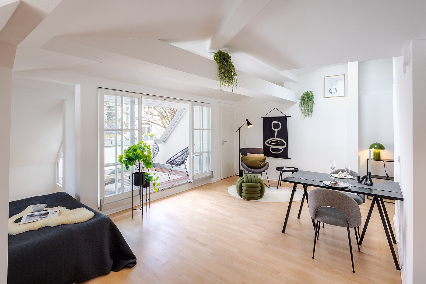 Мансардная квартира с 1 комнатная | München-Sendling | 700402 | Ideale Raumnutzung