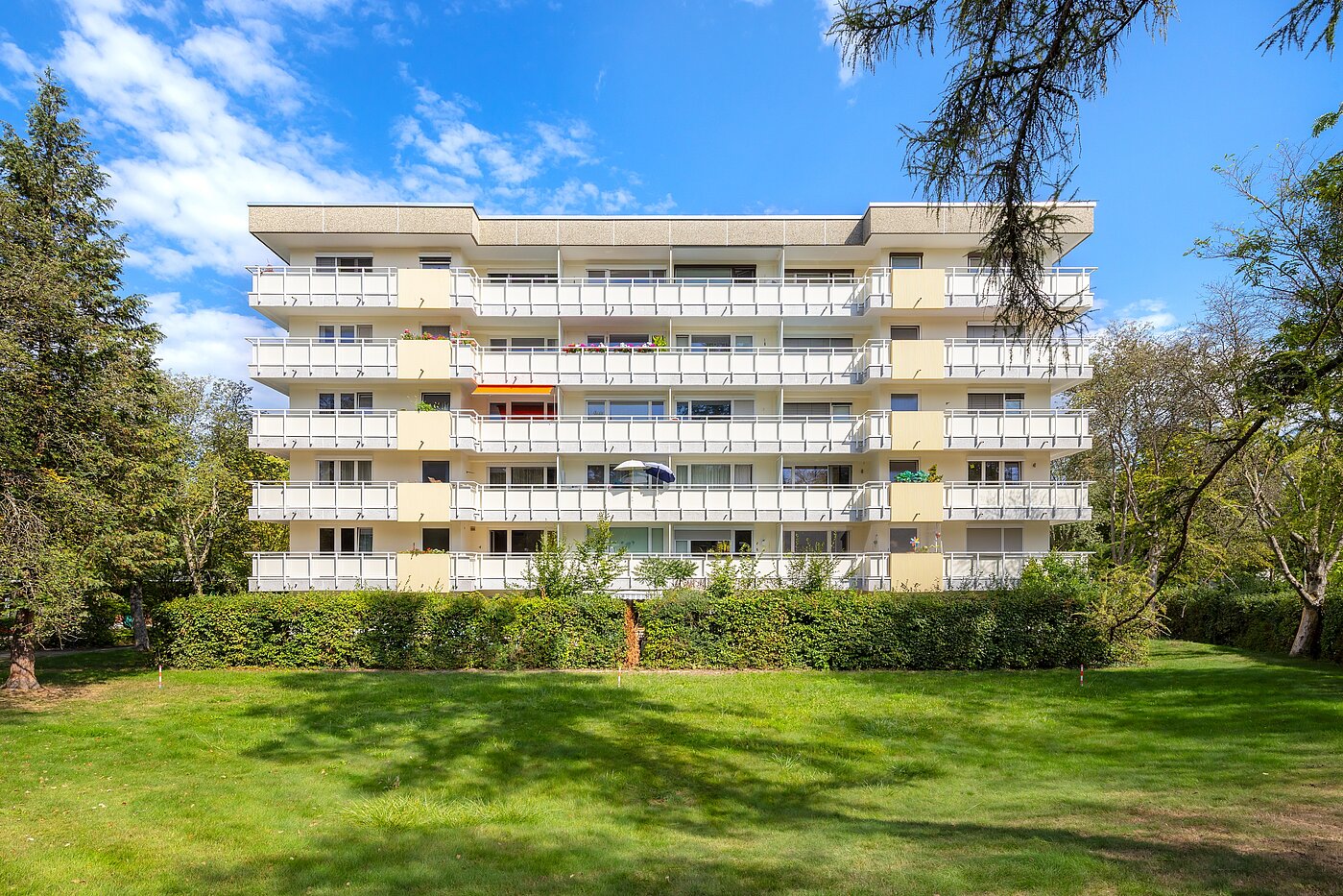 Apartment с 1 комнатная | München-Solln | 70499 | Gartenansicht