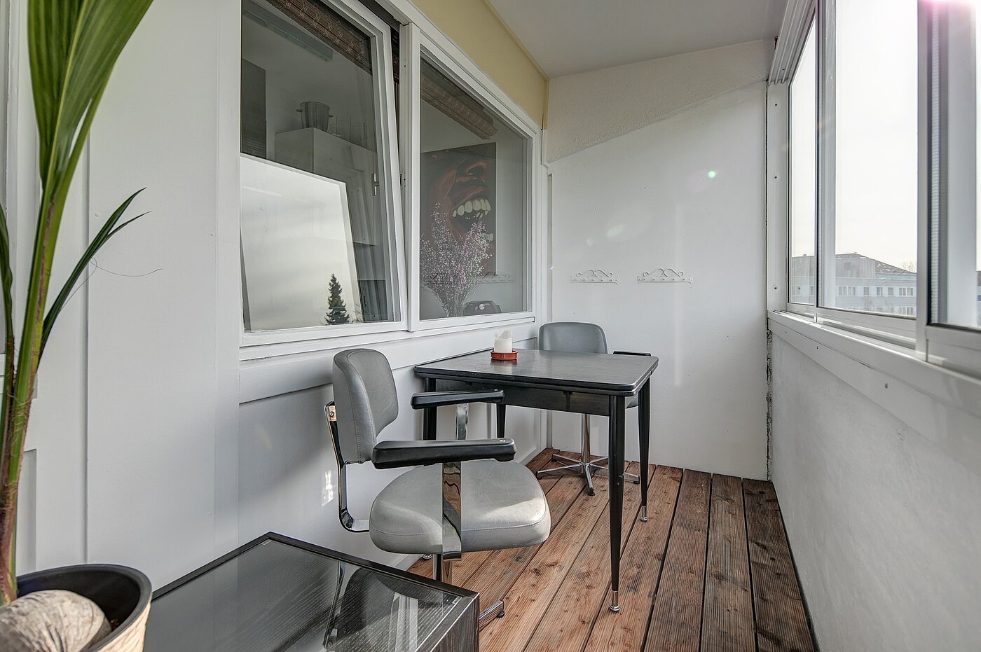 Квартира в многоэтажно доме с 1.5 комнатами | München-Obergiesing | 70136 | ...Zugang zum verglasten Balkon