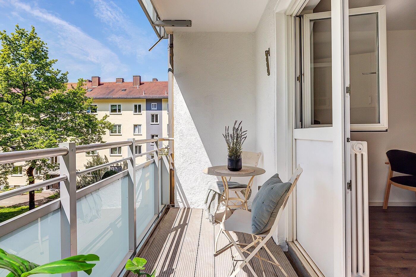 Квартира в многоэтажно доме с 2.5 комнатами | München-Berg am Laim | 70030 | ...Zugang zum Südbalkon