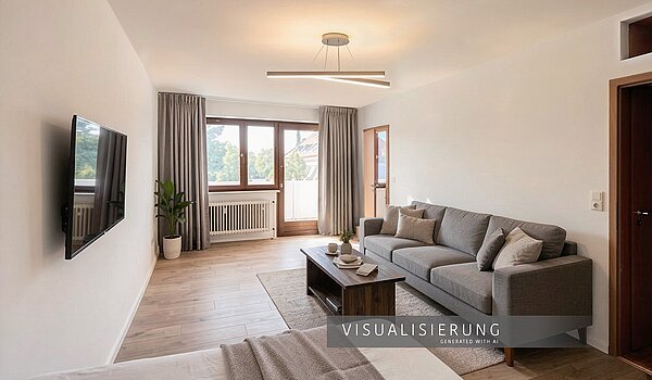 Apartment с 1 комнатная | München-Laim | 70503 | Visualisierung mit KI