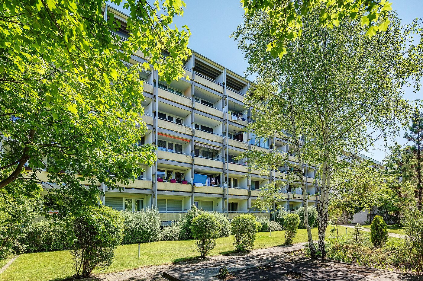 Квартира в многоэтажно доме с 2 комнатами | München-Sendling-Westpark | 2003ML9 | Gartenseite