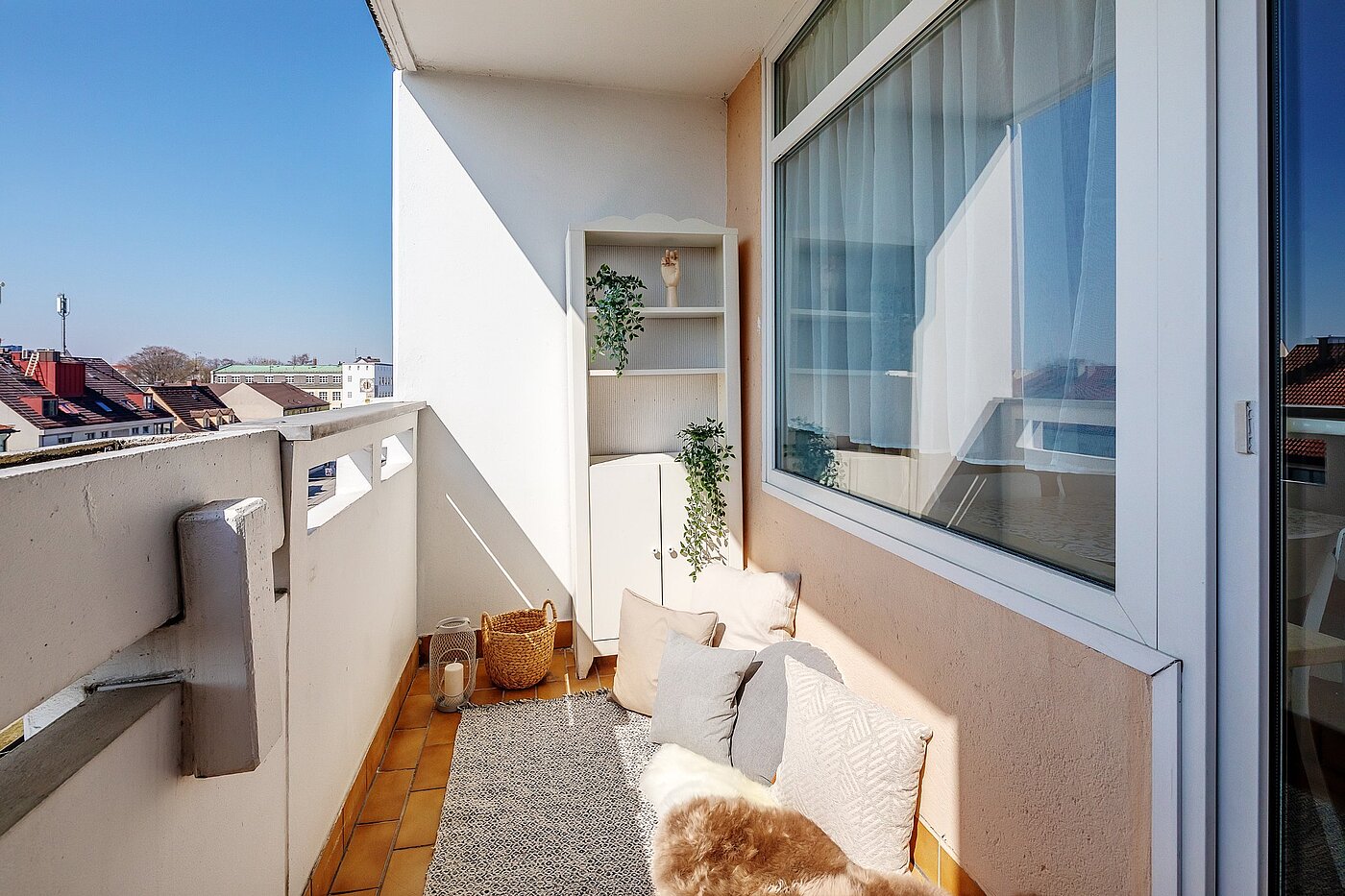 Квартира в многоэтажно доме с 1 комнатная | München-Berg am Laim | 2003ML15 | Süd-West-Loggia...