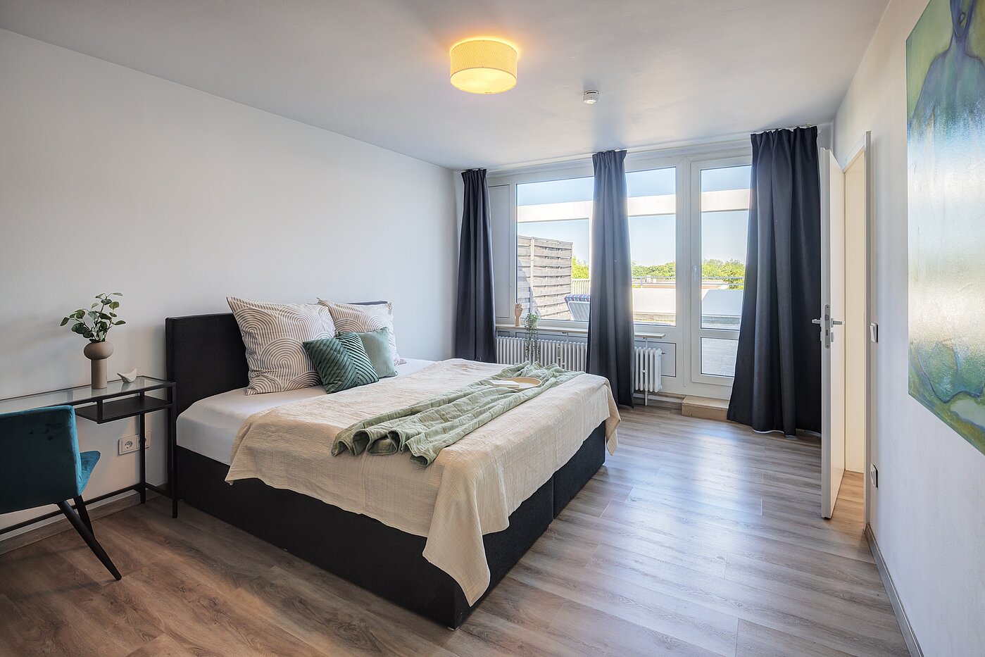 Terrassenwohnung с 3.5 комнатами | München-Berg am Laim | 123456 | Schlafzimmer I