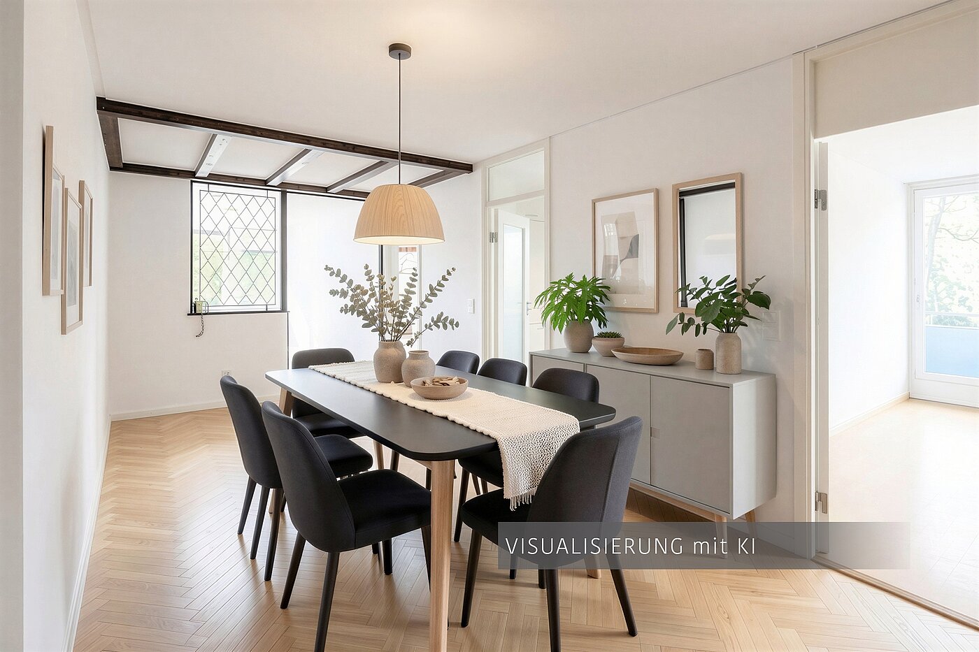 Квартира в многоэтажно доме с 3.5 комнатами | München-Bogenhausen | 703052 | Visualisierung mit KI