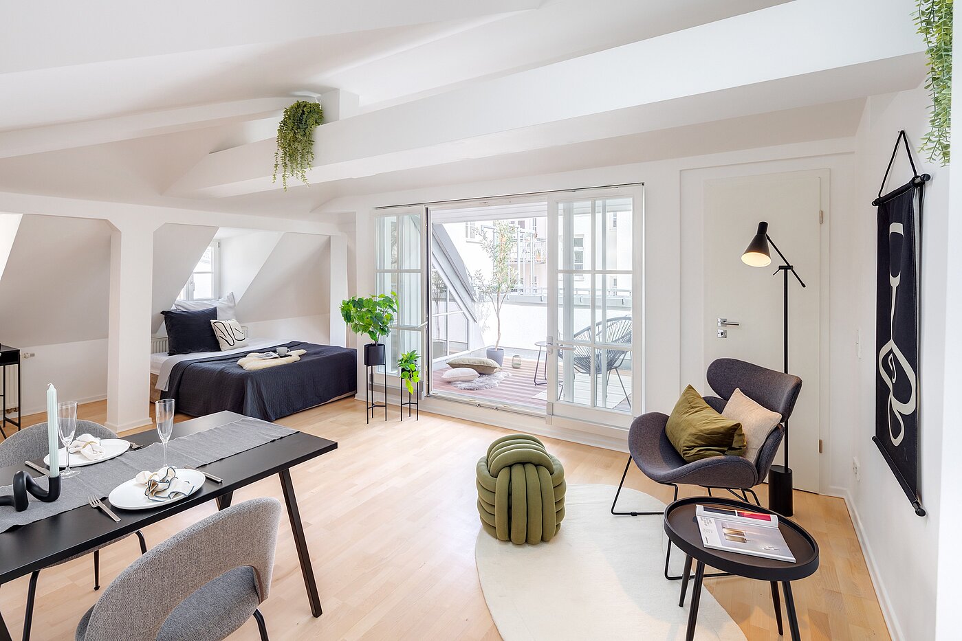 Мансардная квартира с 1 комнатная | München-Sendling | 700402