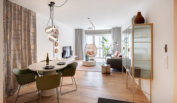 Квартира в многоэтажно доме с 2 комнатами | München-Isarvorstadt | 70459 | Gemütliche Essecke
