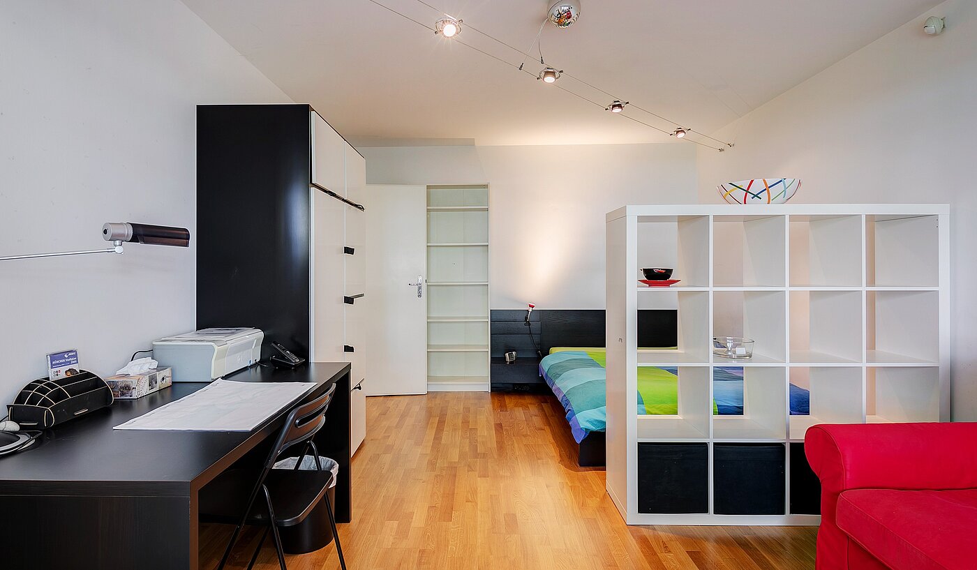 Плоский с 1 комнатная | München-Nymphenburg | 2203ML1 | ...und Schlafen...