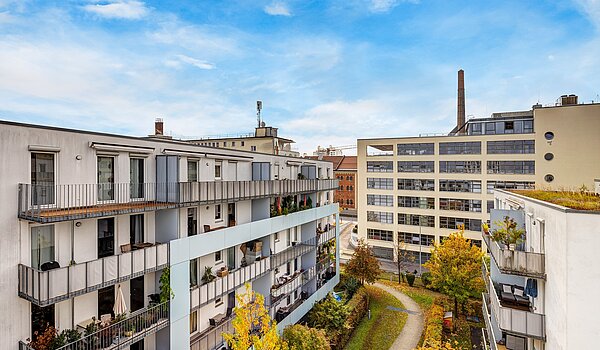 Квартира в многоэтажно доме с 2.5 комнатами | München-Schwanthalerhöhe | 2210ML2 | ...Richtung Innenhof