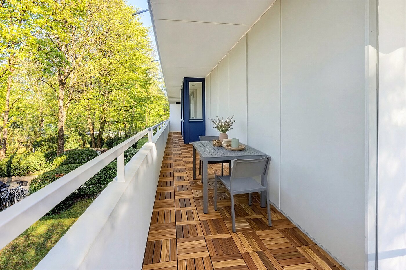 Квартира в многоэтажно доме с 3.5 комнатами | München-Bogenhausen | 703052 | Schattiger Nordbalkon