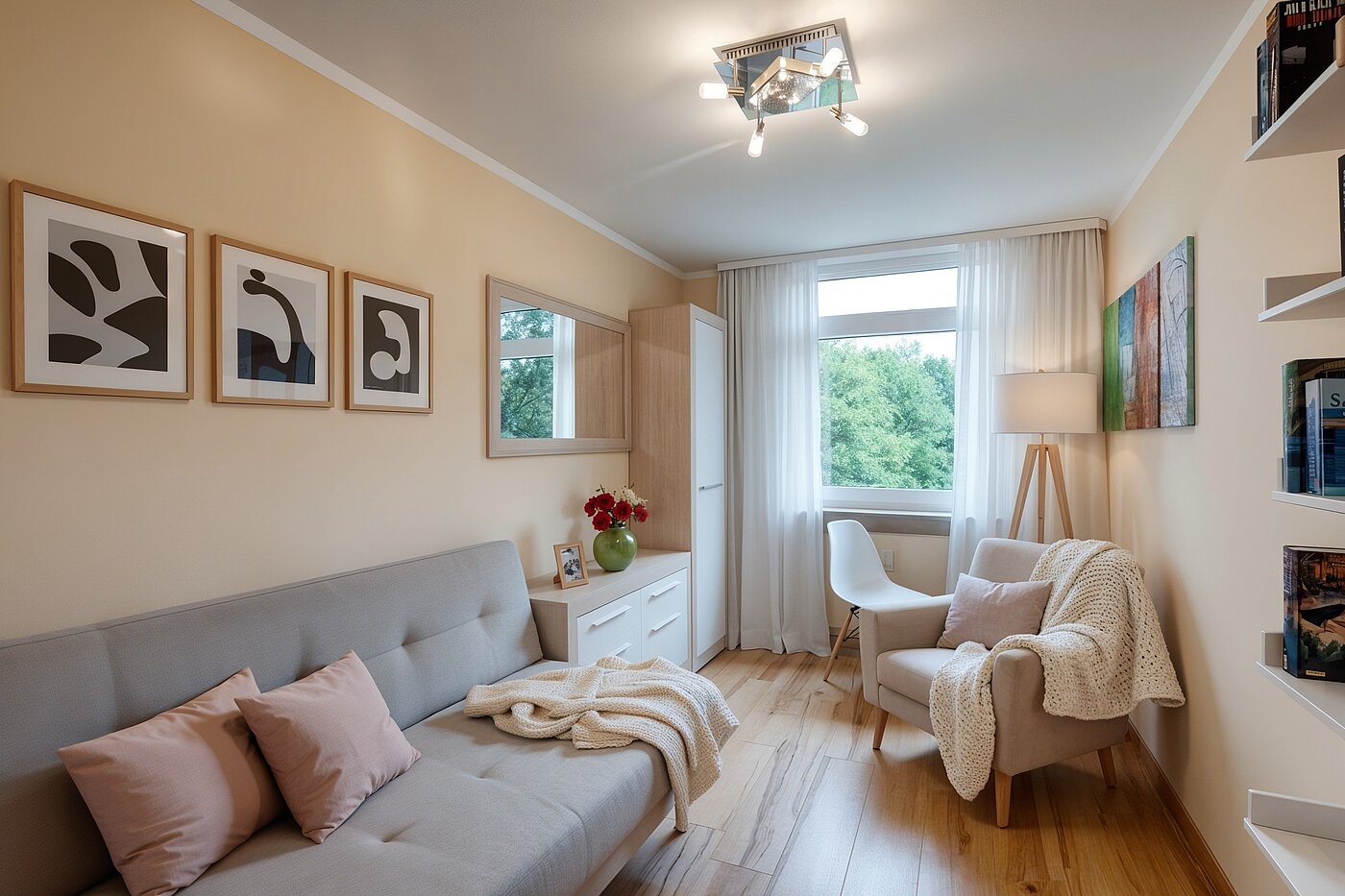 Квартира в многоэтажно доме с 4 комнатами | München-Aubing | 70276 | Schlafzimmer II (KI-generierte Inhalte)