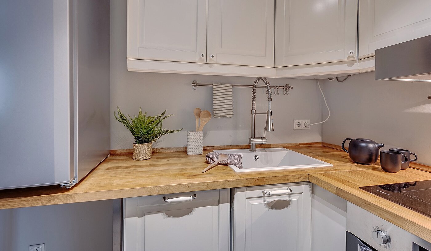 Высокий первый этаж с 2 комнатами | München-Lehel | 2012ML1 | Hier macht kochen Spaß