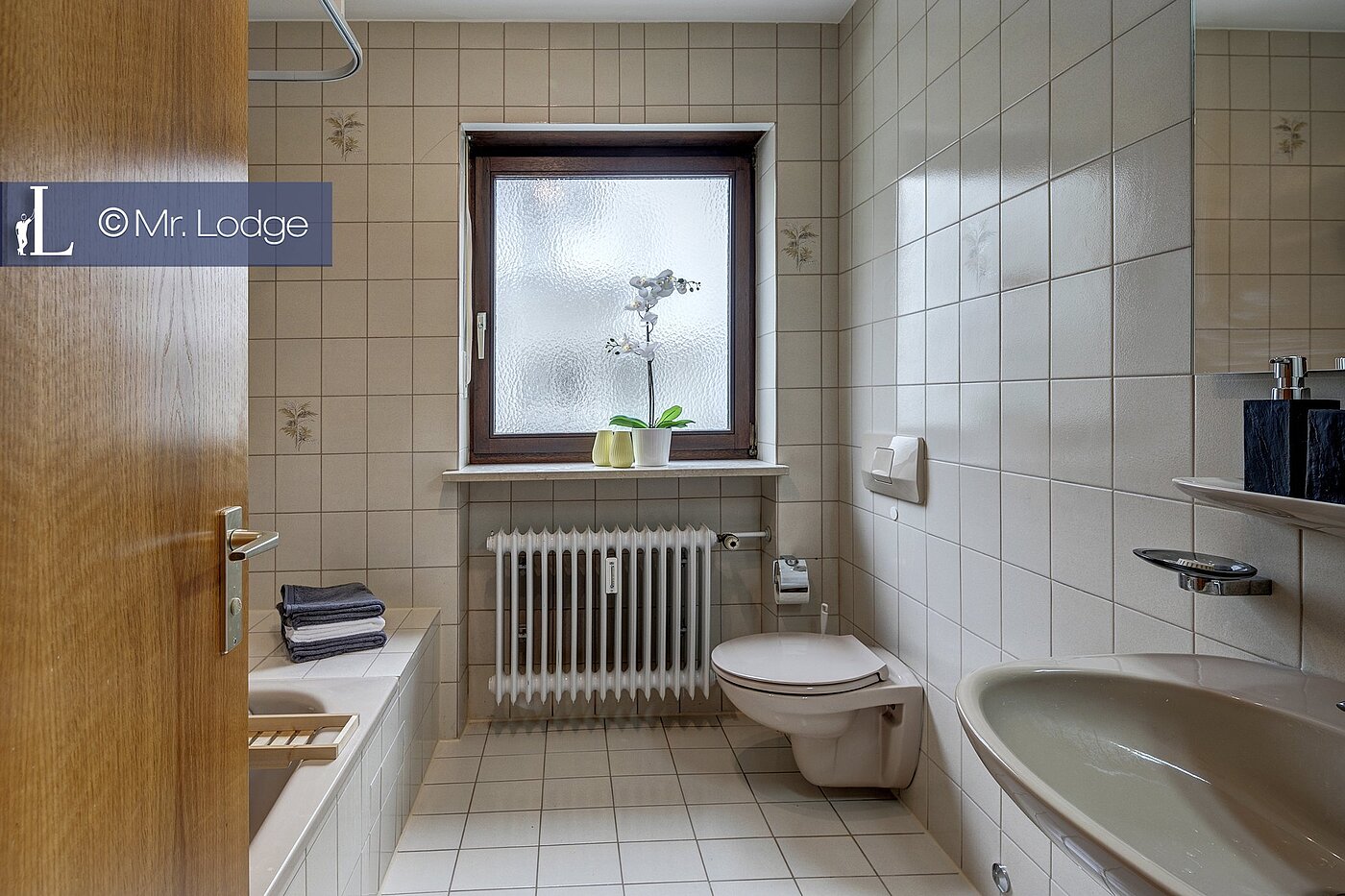 Плоский с 2 комнатами | München-Harlaching | 1704ML6 | Bad mit Fenster