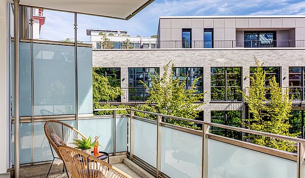 Квартира в многоэтажно доме с 3 комнатами | München-Neuhausen | 70489 | Sonniger Balkon