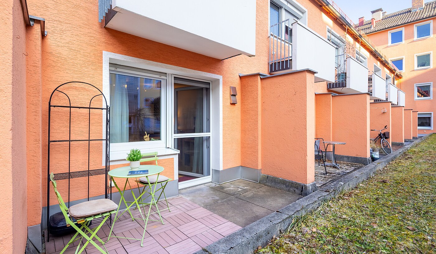 Apartment с 1 комнатная | München-Sendling-Westpark | 70395 | Sonnige Südterrasse