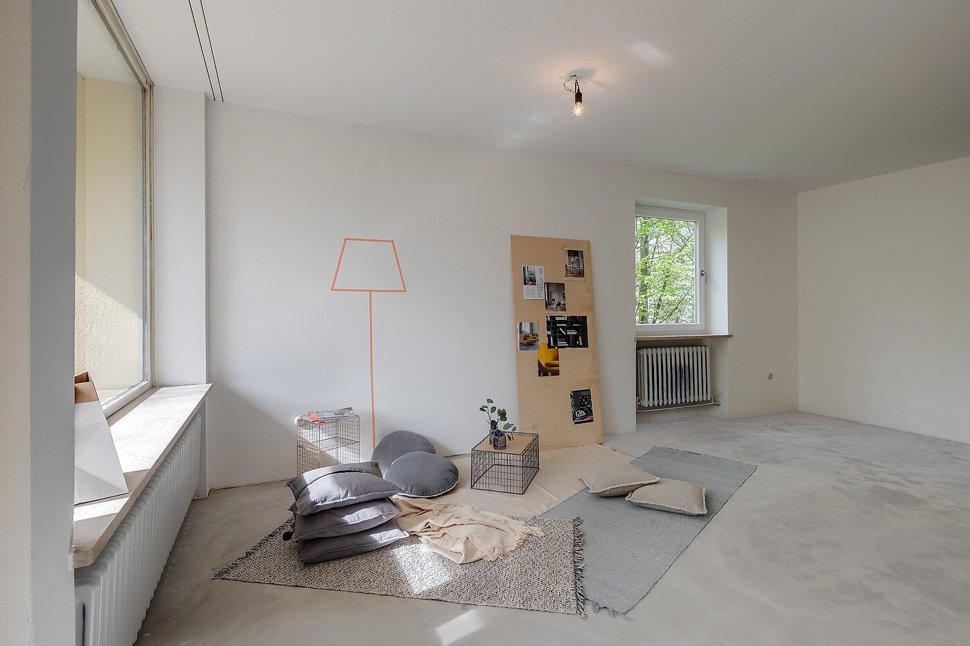 Квартира в многоэтажно доме с 4 комнатами | München-Aubing | 1904ML4 | Helles Wohnzimmer