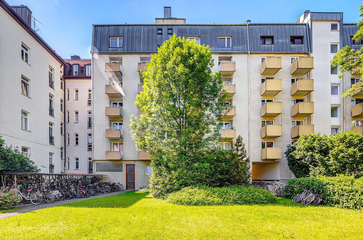 Квартира в многоэтажно доме с 1 комнатная | München-Schwabing | 2210ML3 | ...Gartenansicht
