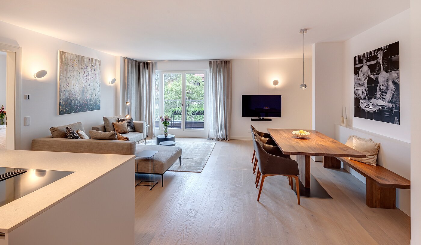 Квартира в многоэтажно доме с 3 комнатами | 70046 | ...und Zugang zur Terrasse