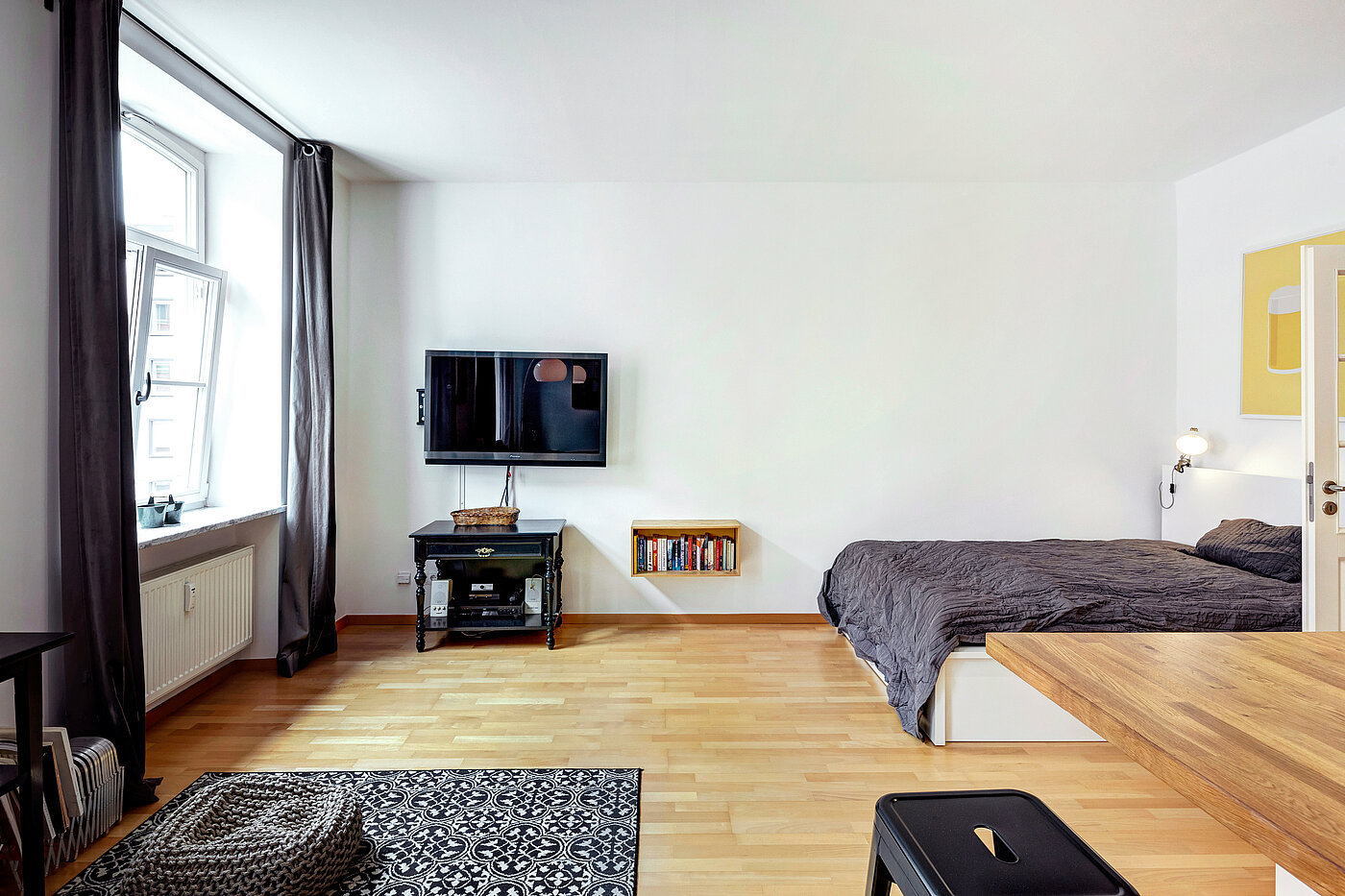 Квартира в многоэтажно доме с 1 комнатная | München-Ludwigsvorstadt | 70388 | Schlafbereich
