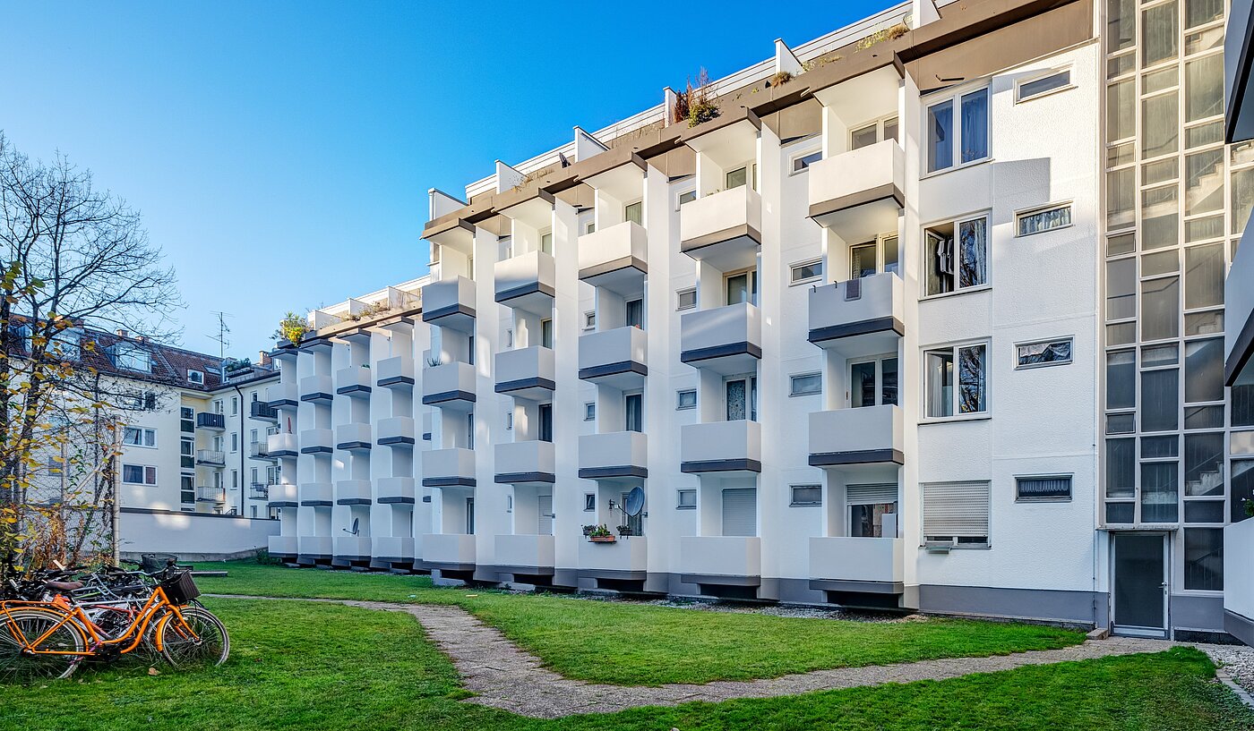 Apartment с 1 комнатная | München-Milbertshofen | 70183 | Innenhof