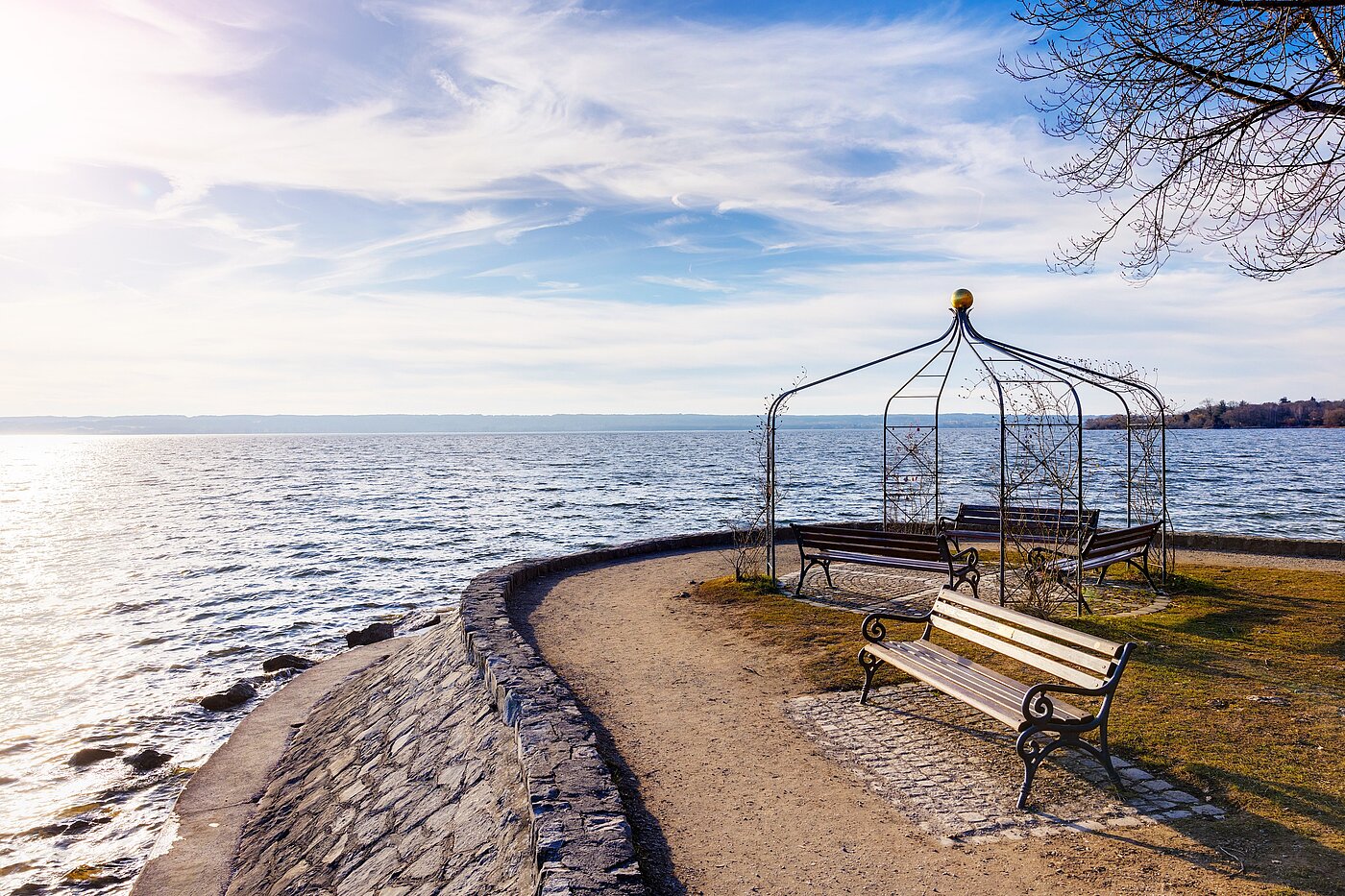 Квартира в многоэтажно доме с 1 комнатная | Herrsching am Ammersee | 2302ML2 | Blick auf den Ammersee