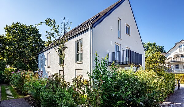 Дуплекс с 4 комнатами | München-Obermenzing | 701553 | Ansicht vom Innenhof aus