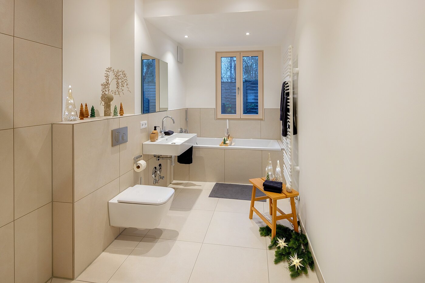 Terrassenwohnung с 3 комнатами | München-Harlaching | 70371 | Großes Bad mit...