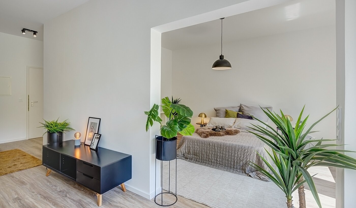 Квартира в многоэтажно доме с 2.5 комнатами | München-Obermenzing | 700191 | Blickrichtung Schlafzimmer