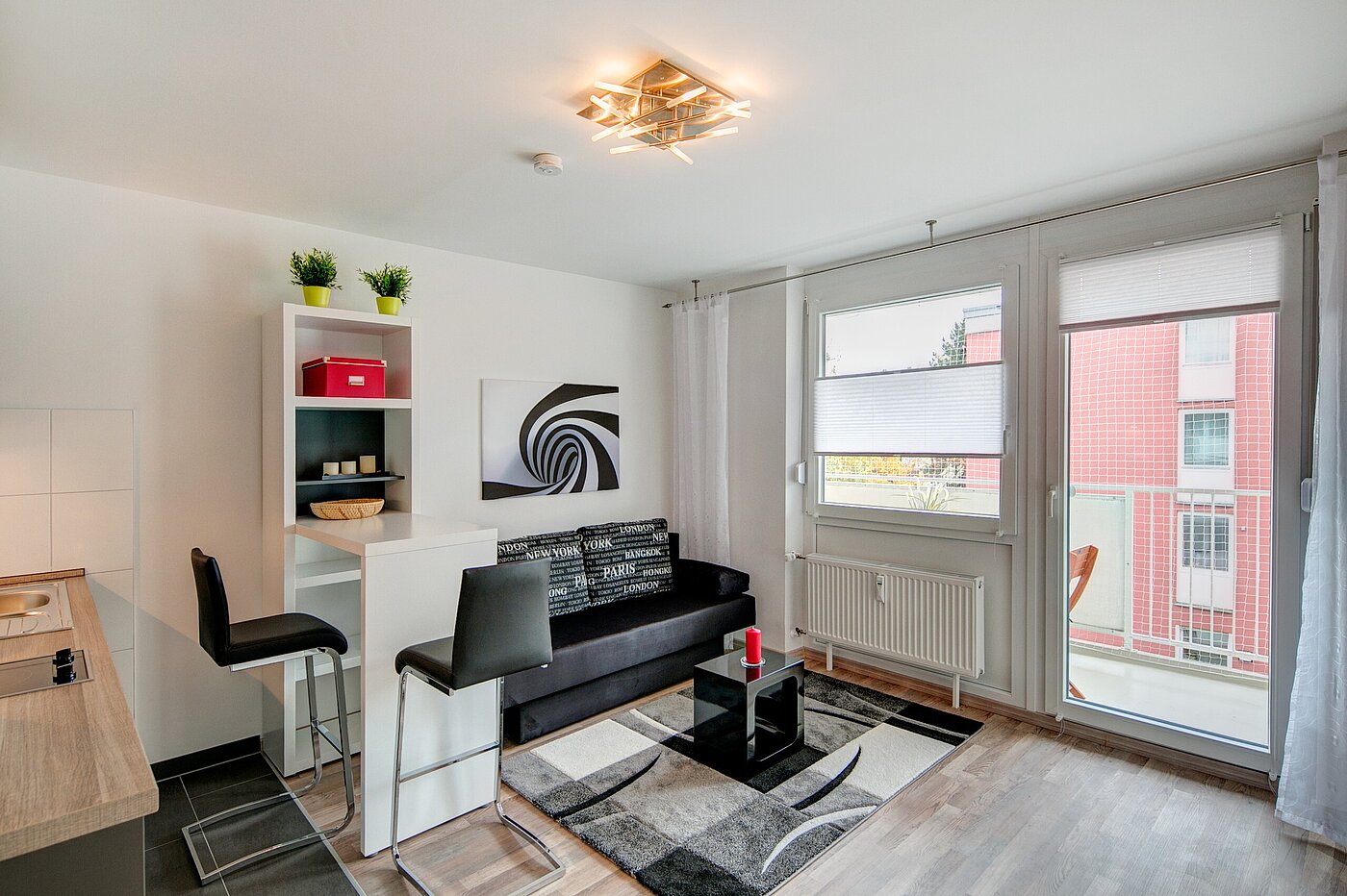 Квартира в многоэтажно доме с 1 комнатная | München-Berg am Laim | 70064 | ...und Schlafbereich