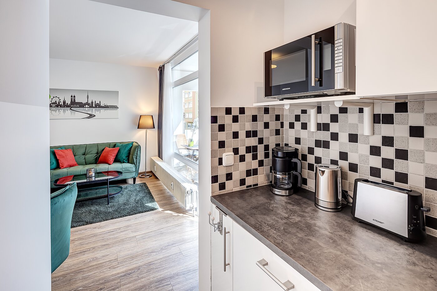 Квартира в многоэтажно доме с 1 комнатная | München-Ludwigsvorstadt | 70176 | ...mit allen Elektrogeräten