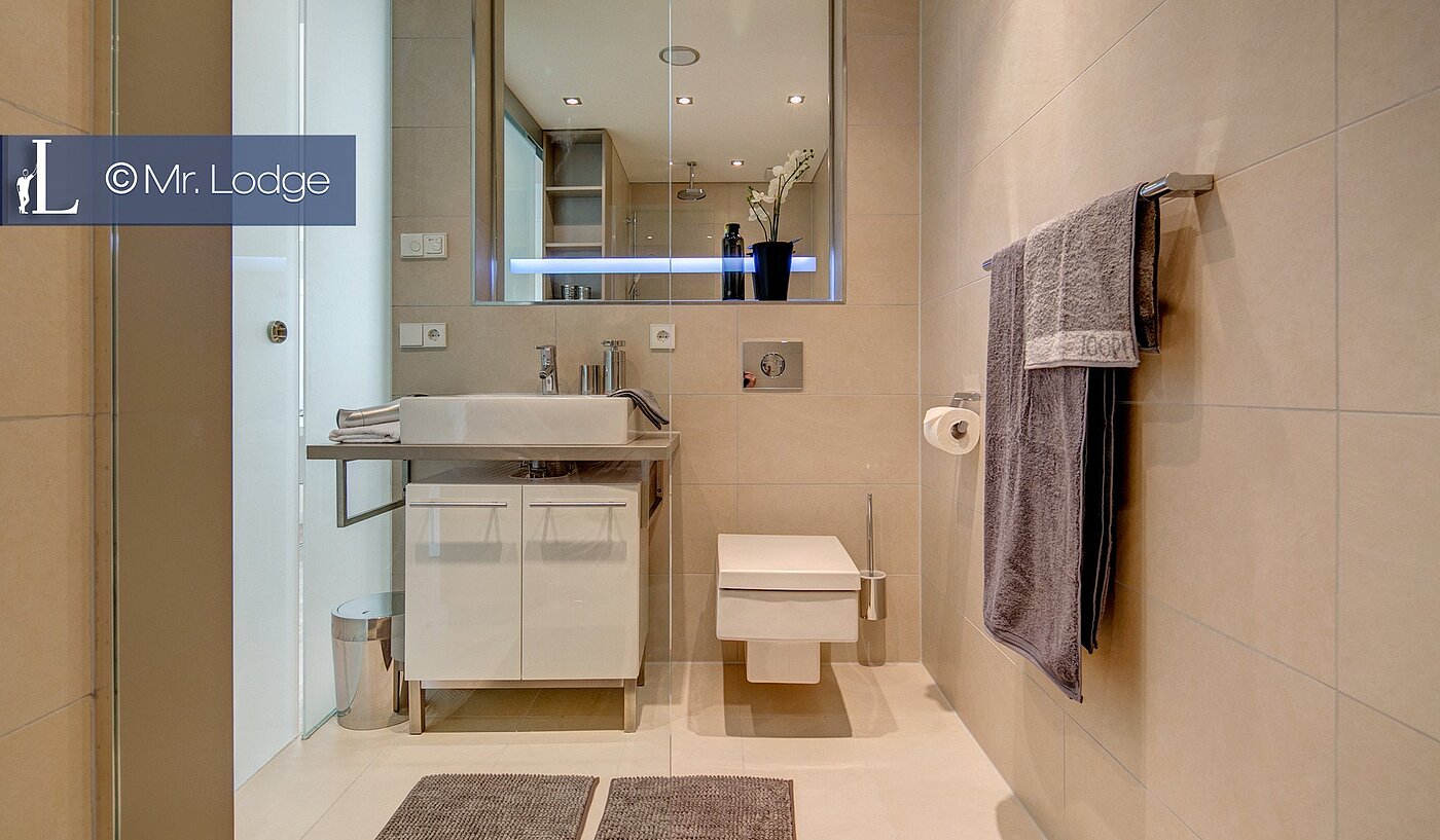 Квартира в многоэтажно доме с 1 комнатная | München-Bogenhausen | 1802ML4 | Waschtisch und Spiegelschrank