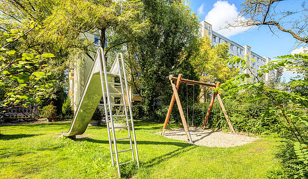 Квартира в многоэтажно доме с 2 комнатами | München-Bogenhausen | 70287 | ...mit Gemeinschaftsflächen