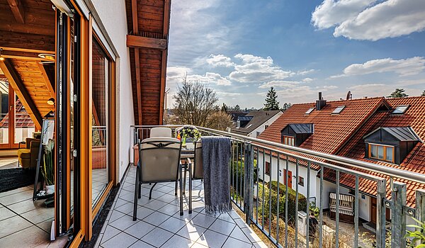 Дуплекс с 3.5 комнатами | München-Trudering | 703911 | Balkon