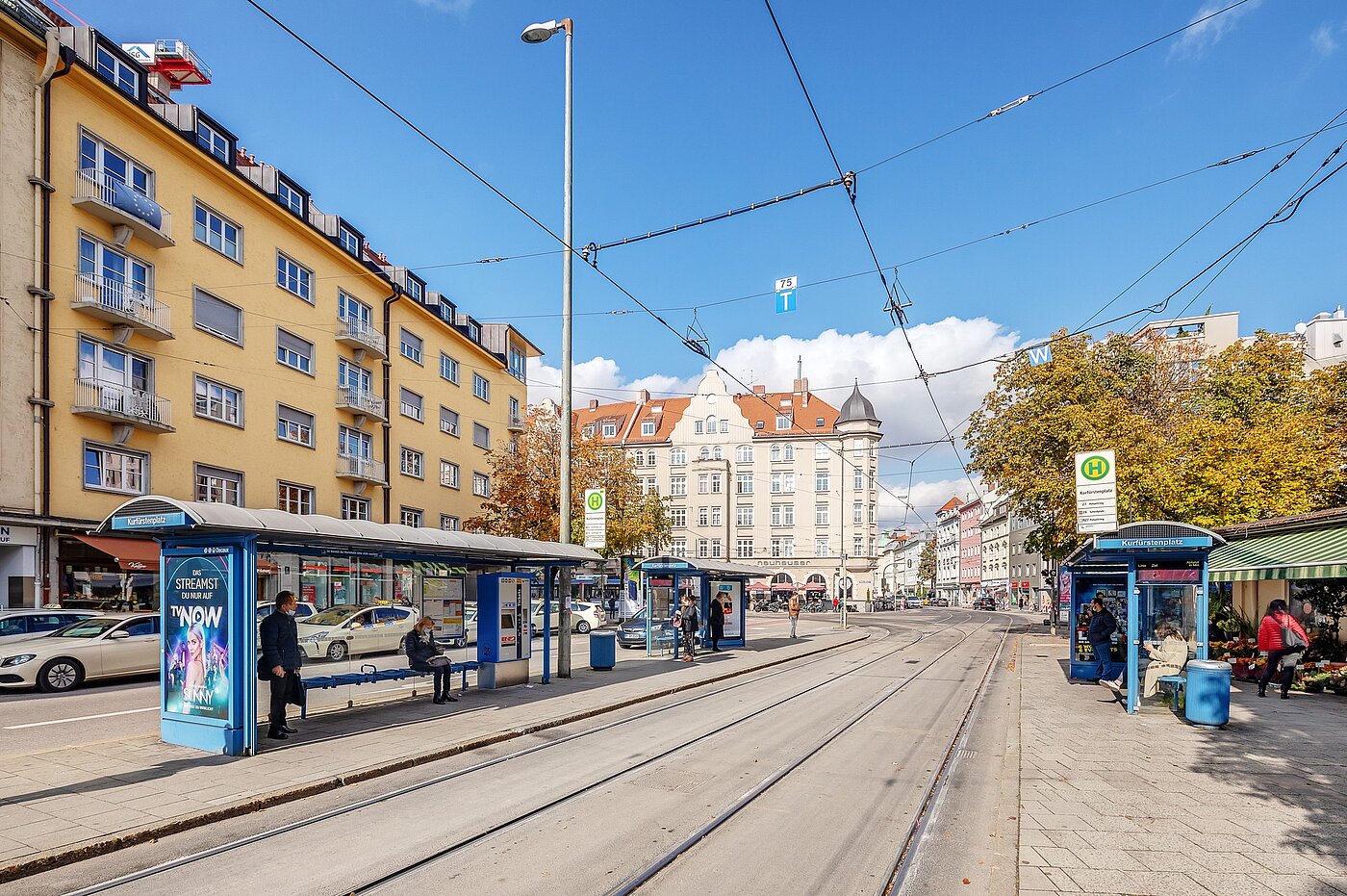 Квартира в многоэтажно доме с 2 комнатами | München-Schwabing | 2205ML71 | Der Kurfürstenplatz in der Nähe, beste öffentl. Anbindung