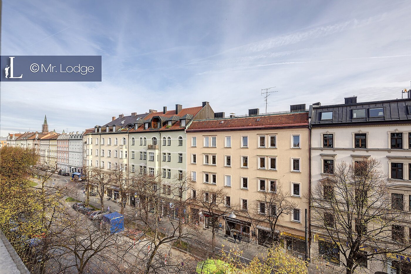 Квартира в многоэтажно доме с 2.5 комнатами | München-Haidhausen | 1710D2 | Aussicht vom Wohnzimmer