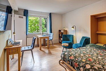 Schwabing-West: квартира, сдаваемая в аренду на ограниченный срок, в хорошем месте