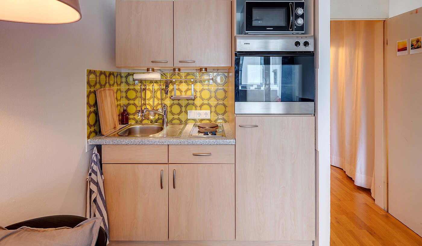 Квартира в многоэтажно доме с 1 комнатная | München-Au | 2211ML1 | Voll ausgestattete Küchenzeile