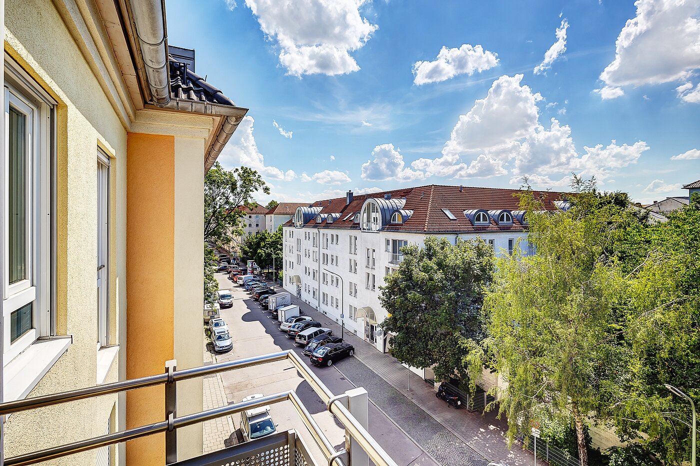 Квартира в многоэтажно доме с 3 комнатами | München-Laim | 2206ML2 | Blick vom Balkon