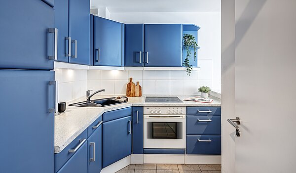 Квартира в многоэтажно доме с 3 комнатами | München-Schwabing | 2202ML12 | Die Küche, ein Blickfang...