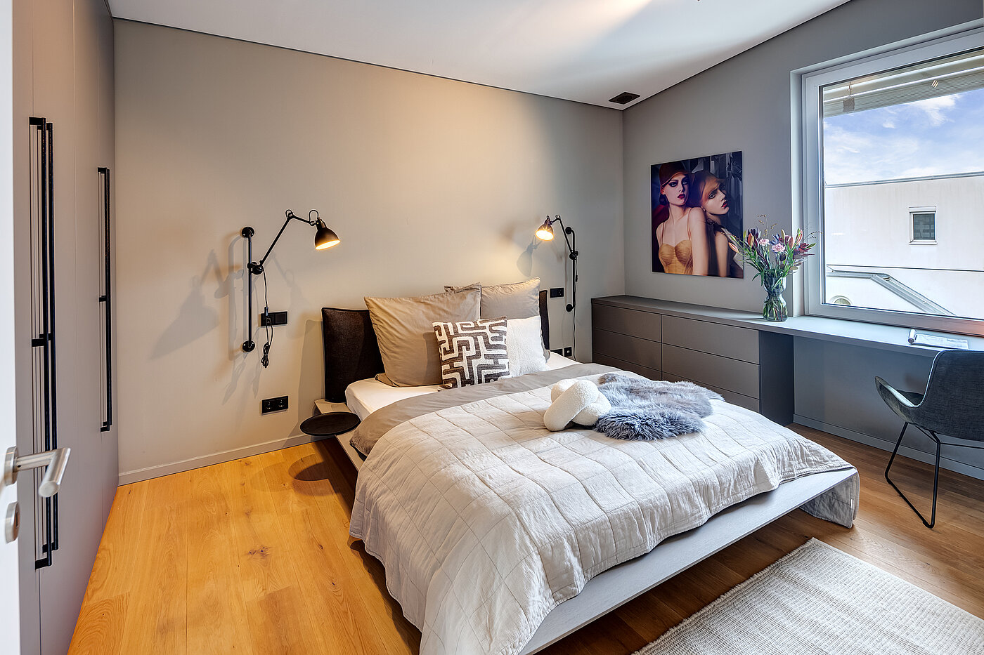 Penthouse с 2 комнатами | München-Maxvorstadt | 704271 | Schlafzimmer mit...