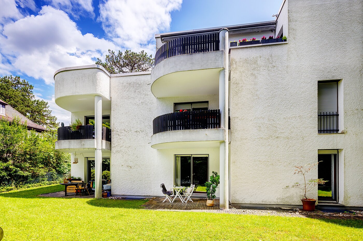 Плоский с 2.5 комнатами | München-Harlaching | 70018 | Gartenansicht