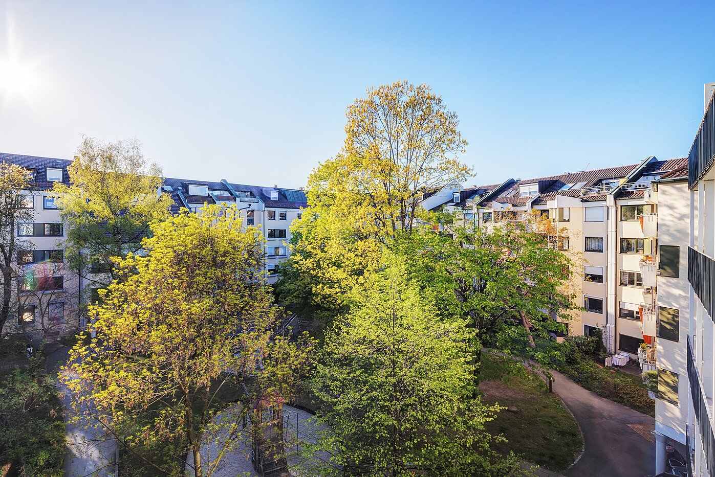 Apartment с 1.5 комнатами | München-Bogenhausen | 70378 | ...mit Blick ins Grüne