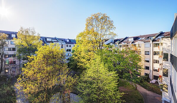 Apartment с 1.5 комнатами | München-Bogenhausen | 70378 | ...mit Blick ins Grüne