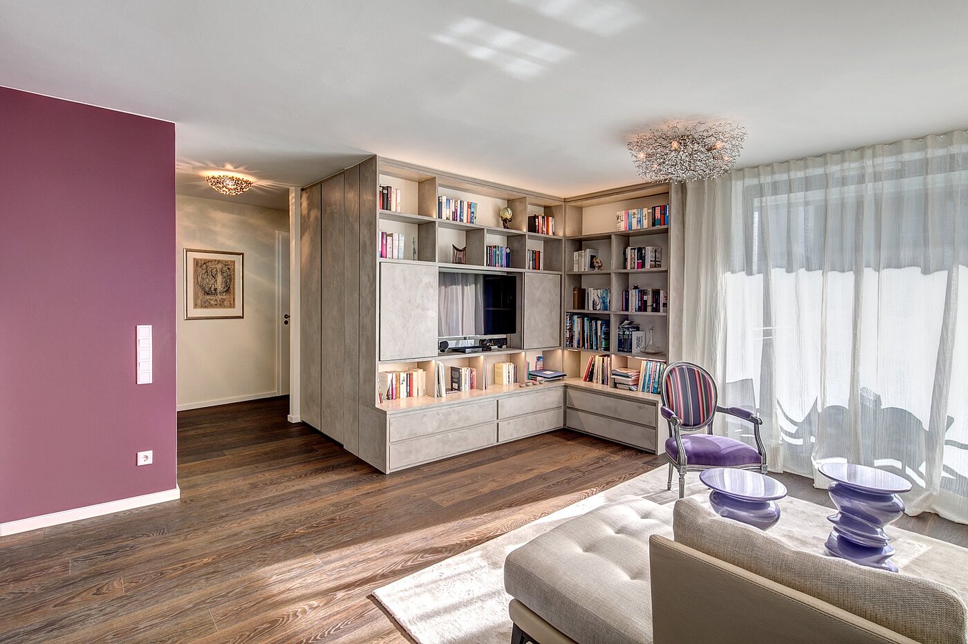 Квартира в многоэтажно доме с 3 комнатами | München-Schwabing | 1511ML1 | Wohnzimmer